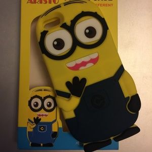 ✅Add-on✅ Minions 3D Silicone iPhone 5/5s Case